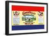 Clover Valley Brand Sterilized Evaporated Milk-null-Framed Art Print