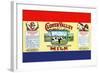 Clover Valley Brand Sterilized Evaporated Milk-null-Framed Art Print