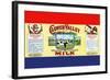 Clover Valley Brand Sterilized Evaporated Milk-null-Framed Art Print