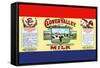 Clover Valley Brand Sterilized Evaporated Milk-null-Framed Stretched Canvas