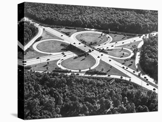 Cloverleaf Intersections of Highways-Philip Gendreau-Stretched Canvas