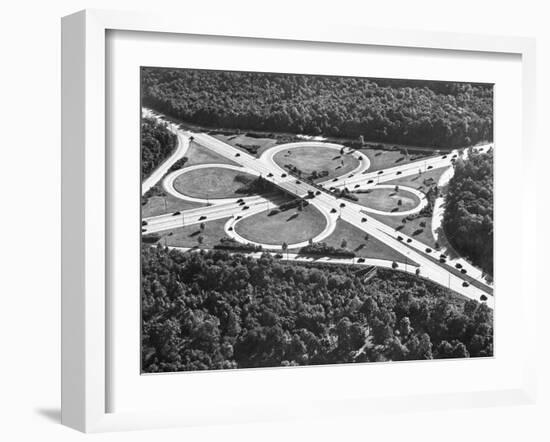 Cloverleaf Intersections of Highways-Philip Gendreau-Framed Photographic Print