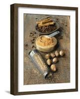 Cloves, Nutmeg, Cinnamon (Ground, Grated and Whole)-Philip Webb-Framed Photographic Print