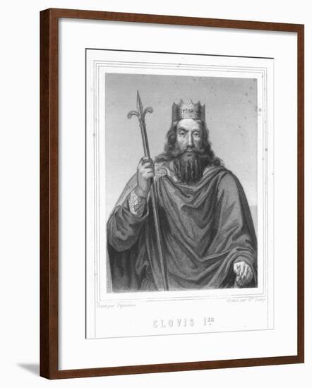 Clovis I by Gustave Levy-Stefano Bianchetti-Framed Giclee Print