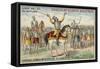 Clovis I Invoking the God of Clotilde at the Battle of Tolbiac, 496-null-Framed Stretched Canvas