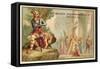 Clovis I, King of the Franks, and His Baptism, 496-null-Framed Stretched Canvas