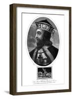 Clovis, the First Christian King of the Franks-J Chapman-Framed Giclee Print