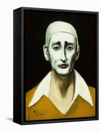 Clown, 1934 (Oil on Canvas)-Walt Kuhn-Framed Stretched Canvas