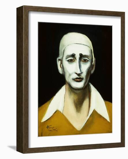 Clown, 1934 (Oil on Canvas)-Walt Kuhn-Framed Giclee Print