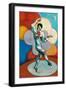 Clown, 1988-9-Wendy Raphael-Framed Giclee Print