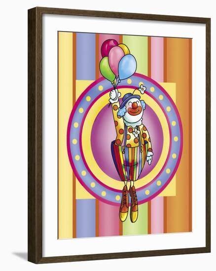 Clown 1-Maria Trad-Framed Giclee Print