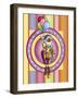 Clown 1-Maria Trad-Framed Giclee Print