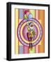 Clown 1-Maria Trad-Framed Giclee Print