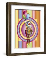 Clown 1-Maria Trad-Framed Giclee Print