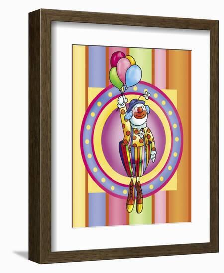 Clown 1-Maria Trad-Framed Giclee Print