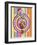Clown 1-Maria Trad-Framed Giclee Print