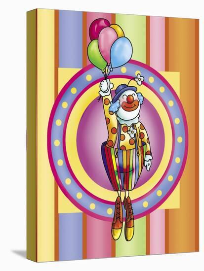 Clown 1-Maria Trad-Stretched Canvas