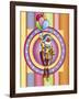 Clown 1-Maria Trad-Framed Giclee Print