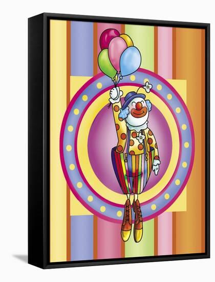 Clown 1-Maria Trad-Framed Stretched Canvas