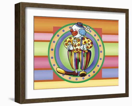 Clown 2-Maria Trad-Framed Giclee Print