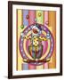 Clown 3-Maria Trad-Framed Giclee Print