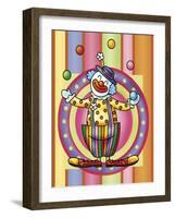 Clown 3-Maria Trad-Framed Giclee Print