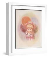 Clown and Balloons-Philippe Alfieri-Framed Collectable Print