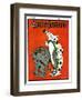 "Clown and Elephant," Country Gentleman Cover, June 1, 1932-W. P. Snyder-Framed Giclee Print