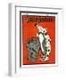 "Clown and Elephant," Country Gentleman Cover, June 1, 1932-W. P. Snyder-Framed Giclee Print