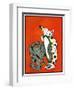 "Clown and Elephant,"June 1, 1932-W. P. Snyder-Framed Giclee Print