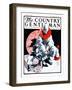 "Clown and Injured Dog," Country Gentleman Cover, June 13, 1925-William Meade Prince-Framed Premium Giclee Print