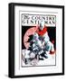 "Clown and Injured Dog," Country Gentleman Cover, June 13, 1925-William Meade Prince-Framed Premium Giclee Print