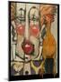 Clown and Rubber Chicken-Tim Nyberg-Mounted Giclee Print