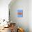 Clown Fish On Blue-null-Mounted Art Print displayed on a wall