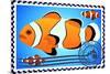Clown Fish. Postage Stamp-GUARDING-OWO-Mounted Premium Giclee Print