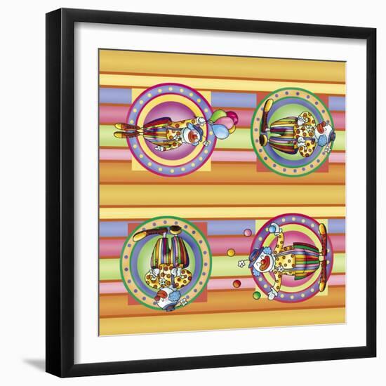 Clown Flat-Maria Trad-Framed Giclee Print