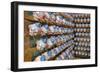 Clown Heads on Rack in Factory-null-Framed Photographic Print