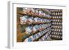 Clown Heads on Rack in Factory-null-Framed Photographic Print