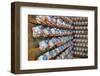 Clown Heads on Rack in Factory-null-Framed Photographic Print