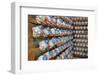 Clown Heads on Rack in Factory-null-Framed Photographic Print