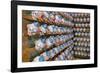 Clown Heads on Rack in Factory-null-Framed Photographic Print