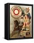 Clown, Horse, Acrobat and Arm and Hammer Brand Soda-null-Framed Stretched Canvas