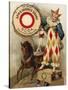 Clown, Horse, Acrobat and Arm and Hammer Brand Soda-null-Stretched Canvas