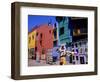 Clown in La Boca Region, Buenos Aires, Argentina-Bill Bachmann-Framed Photographic Print