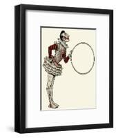 Clown in Traditional Dress-null-Framed Art Print