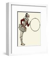 Clown in Traditional Dress-null-Framed Art Print