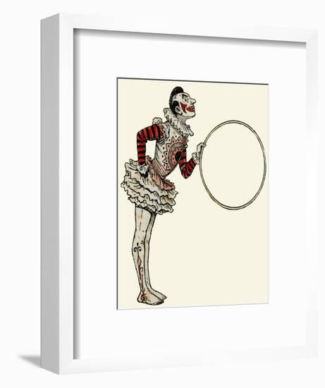 Clown in Traditional Dress-null-Framed Art Print