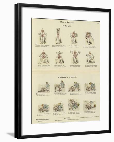 Clown Jokes-null-Framed Giclee Print