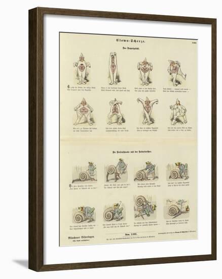 Clown Jokes-null-Framed Giclee Print