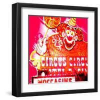 Clown, Las Vegas-Tosh-Framed Art Print